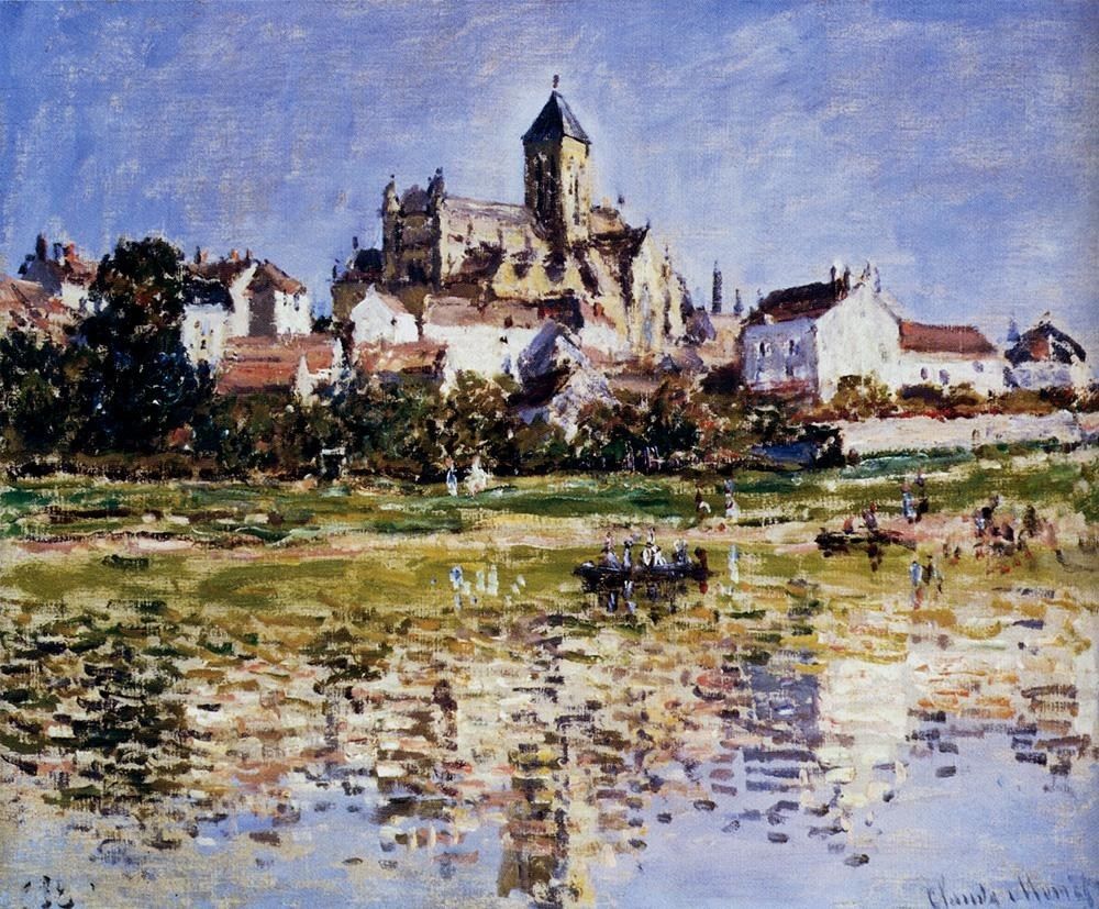 Claude Monet The Church At Vetheuil
